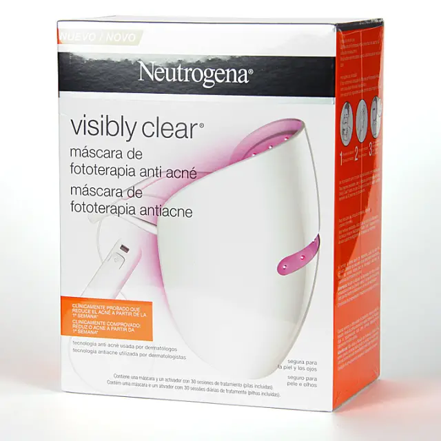 Neutrogena Visibly Clear Máscara Fototerapia Anti Acné