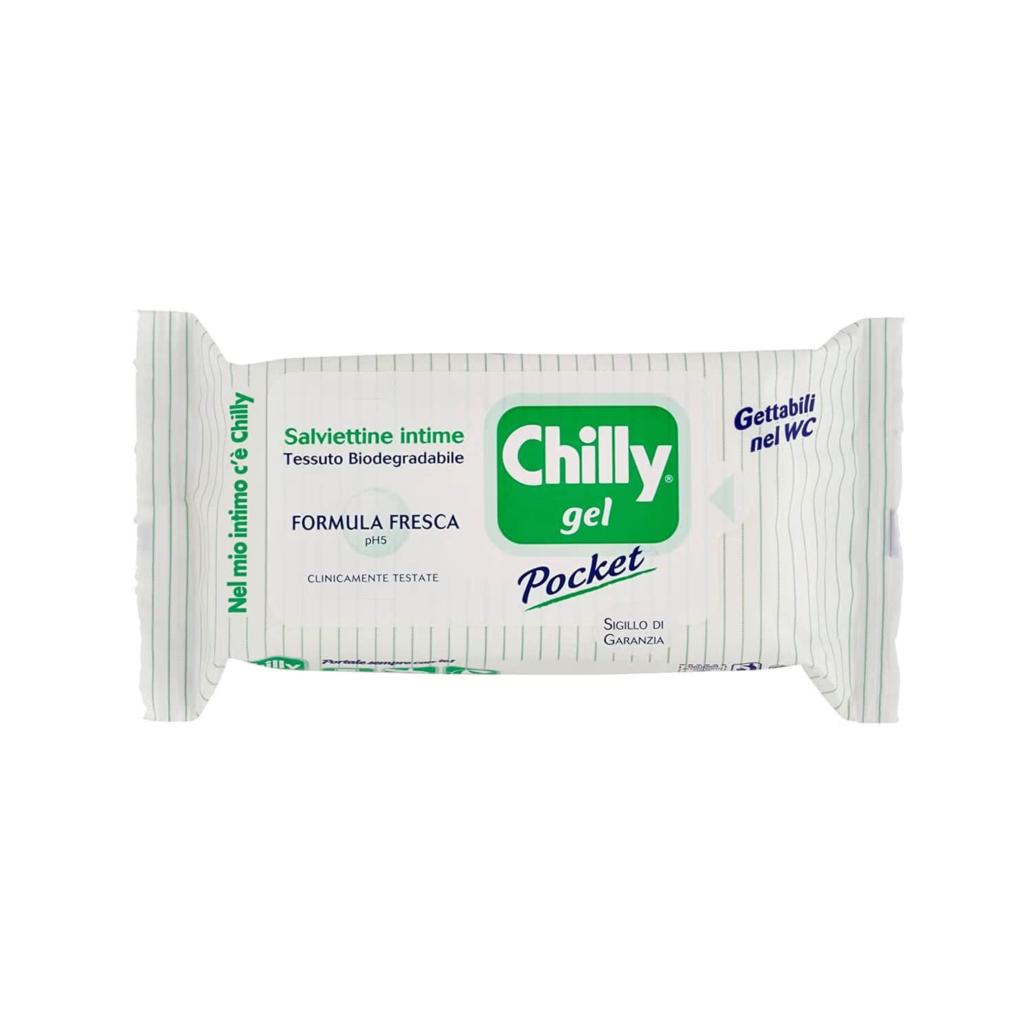 Chilly® Pocket toallitas refrescante 12uds