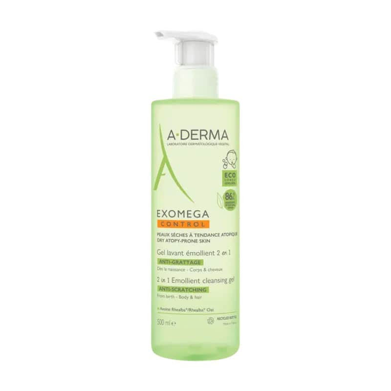 A-Derma Exomega Control Gel Limpiador 500ml