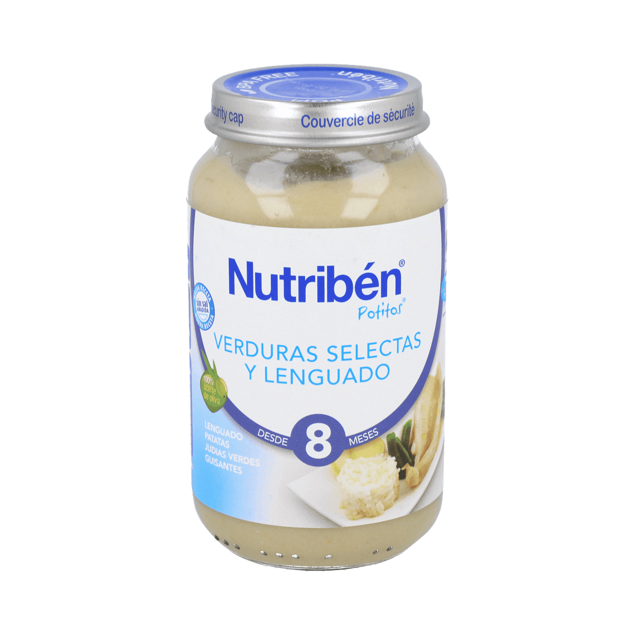 Nutribén Potito Verduras Selectas y Lenguado 250g