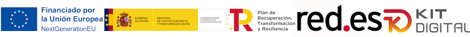 logo unión europea y gobierno de españa